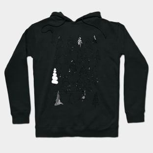 Hand Drawn Trees Hoodie